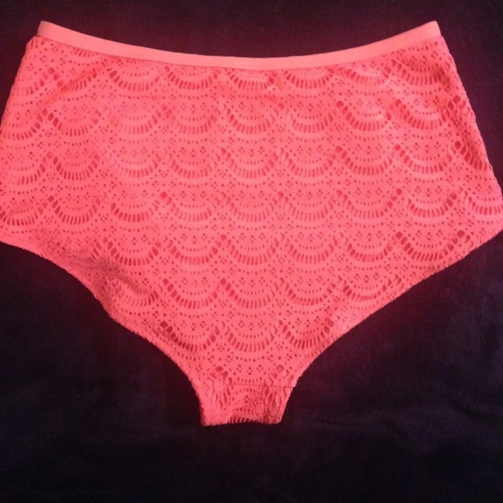 Pink bikini bottoms